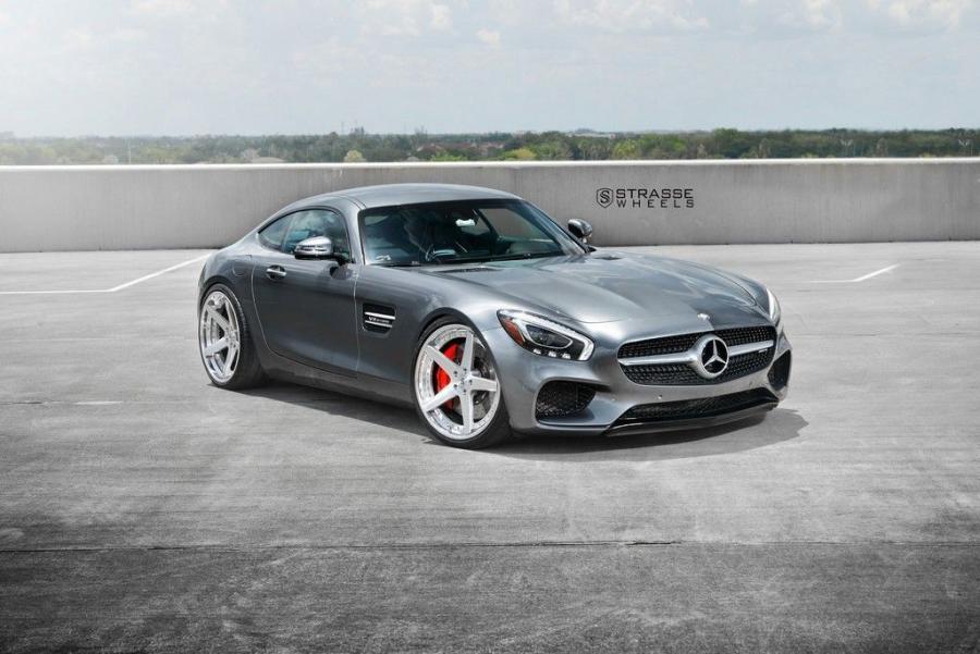 Mercedes-AMG GT S on Strasse Wheels (S5 Deep Concave SC) '2016